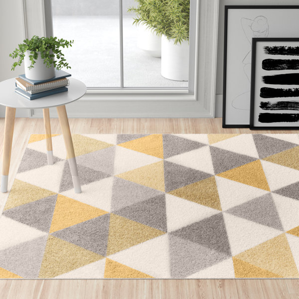 Zipcode Design Annabell Cream/Grey/Gold Rug & Reviews Wayfair.co.uk